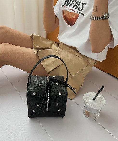 Stud Mini Box Bag