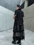 Noir Mesh Layered Skirt