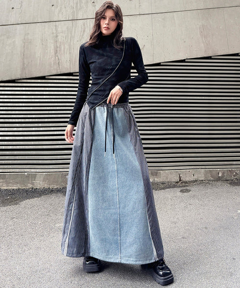 Grid Trace Skirt