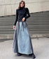 Grid Trace Skirt