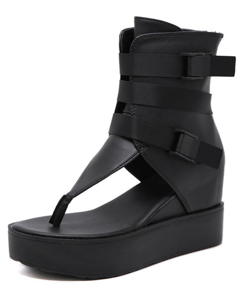 Strap Edge Platform Sandal