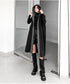 Hood Frame Long Vest
