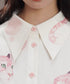 Pink Panther Graphic Collar Blouse