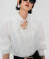Lace Collar Volume Sleeve Blouse