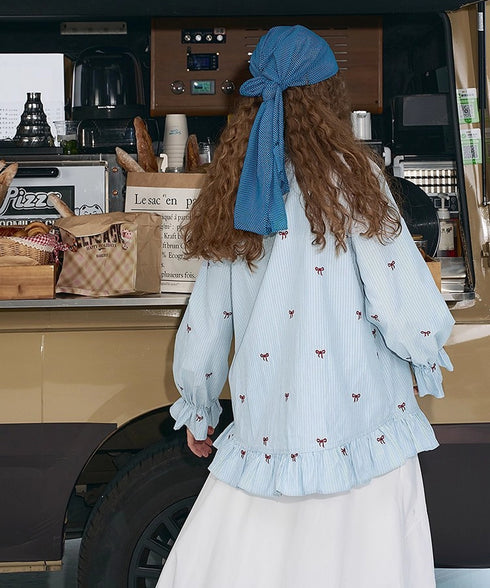 Cherry Veil Blouse
