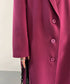 Magenta Long Coat