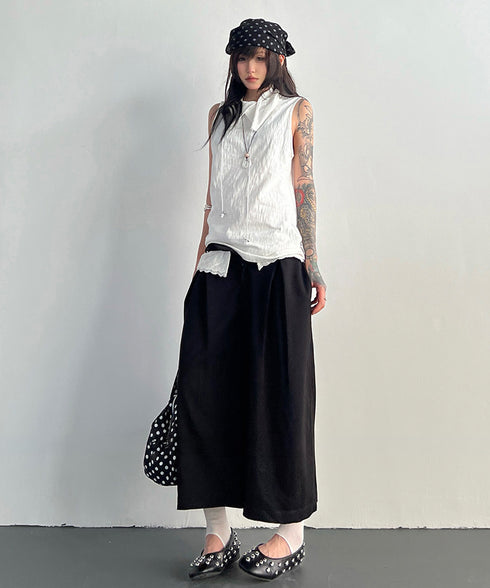 Ripple Collar Top