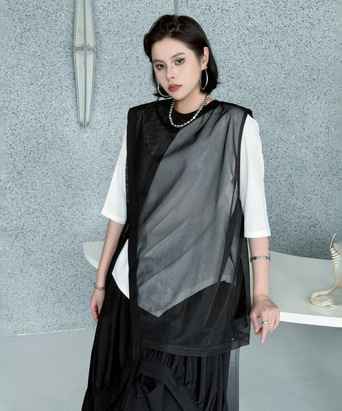 Mesh Layered Vest