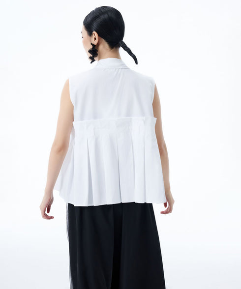 Nivelle Pleat Blouse