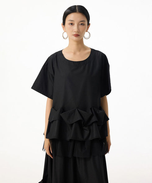 Fold Frill Top