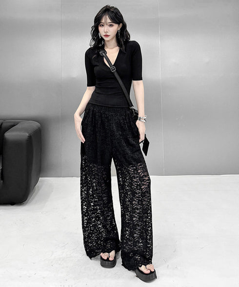 Lace Drift Pants