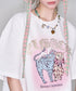 Cat Patch Graphic Top