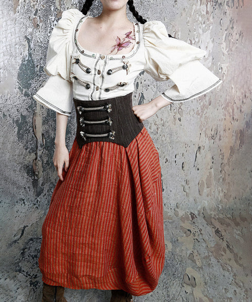 Cord Frame Corset Belt