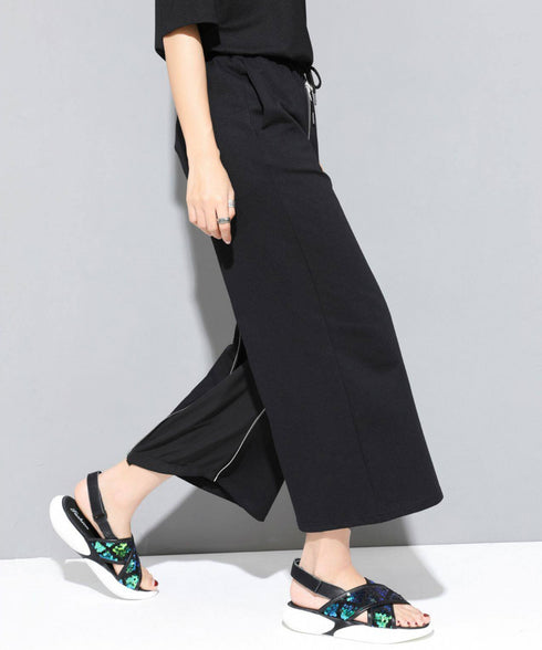 Center Zip Wide Pants