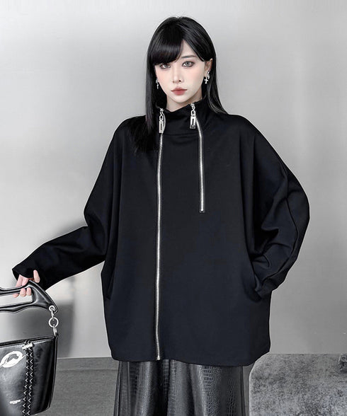 Zip Flow Poncho Top