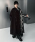 Wave Pattern Double Coat