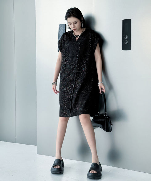 Sequin Dress & Tulle Skirt Co-ord