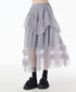 Layered Sheer Mesh Skirt