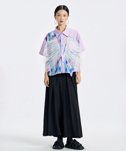 Prism Pleat Blouse