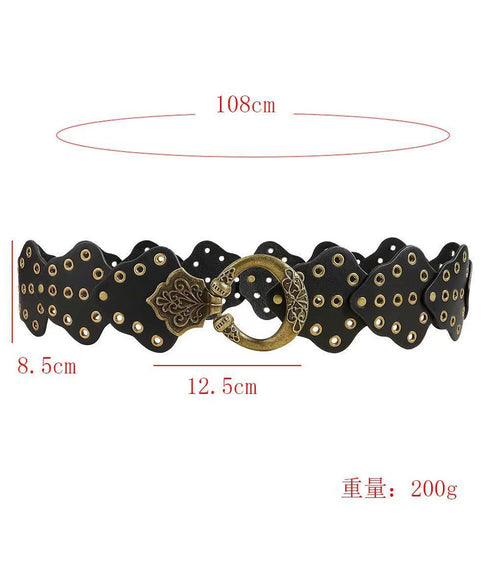 Crest Eyelet Belt