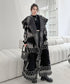 Fringe Pattern Long Coat