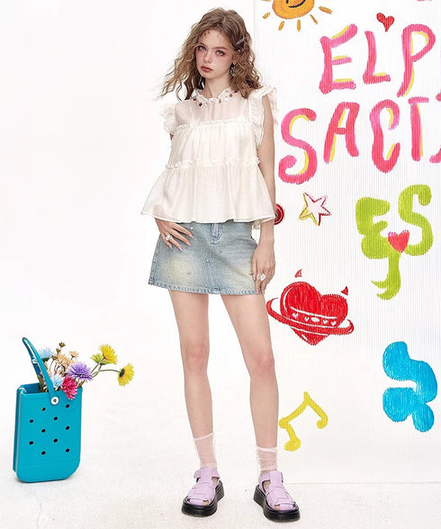 Pearl Mist Blouse