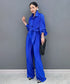Pleat Flow Blouse&Pants Co-ord