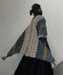 Multi Pattern Knit Cape