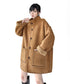 Shearling Texture Oversized Coat