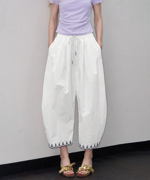 Cloud Hem Balloon Pants