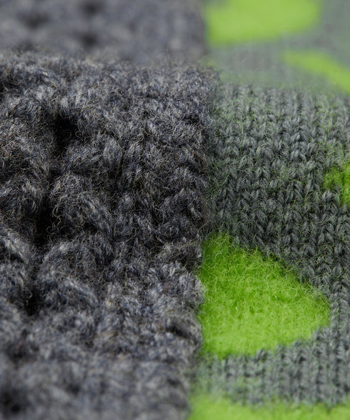 Patchwork Toggle Sweater