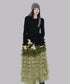 Cascade Frill Long Skirt
