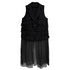 Frill Mesh Layered Vest