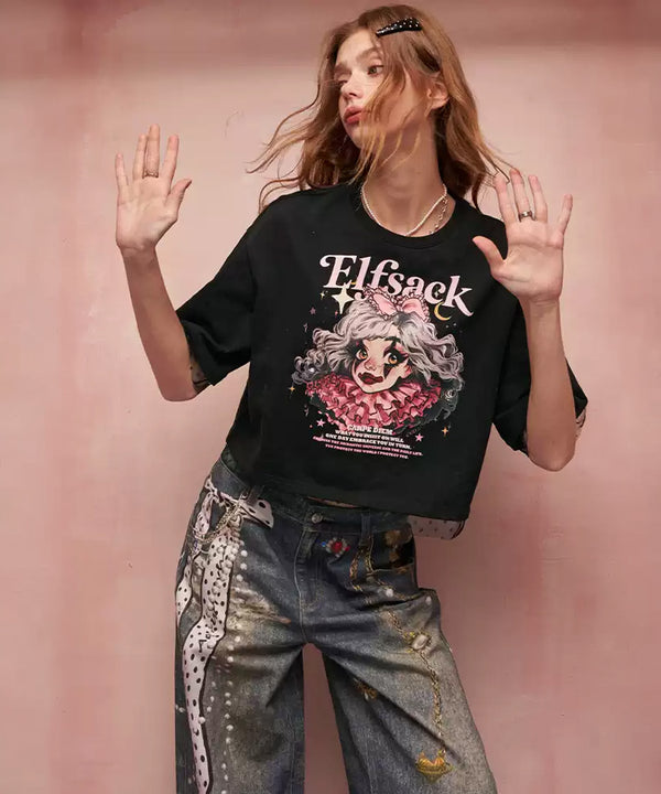 Signal Mesh Crop Top