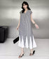 Stripe Veil Dress