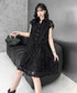 Rosette Tier Dress