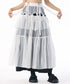 Tiered Mesh Belt Skirt
