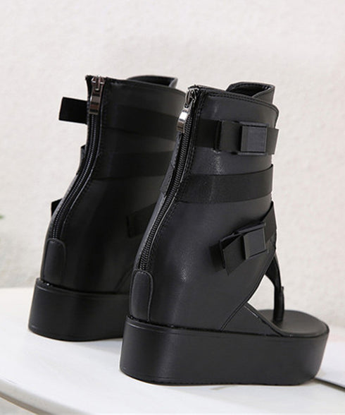Strap Edge Platform Sandal