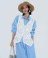 Soft Line Blouse&Skirt Co-ord