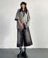 Grid Lapel Blouse