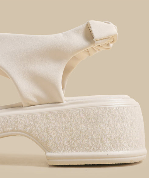 Twist Loop Platform Sandal