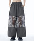 Sheer Floral Mesh Wide Pants