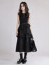 Frill Layered Combination Dress