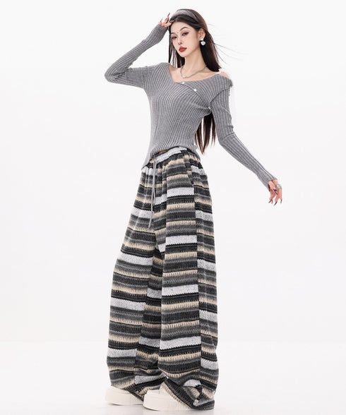 Bicolor Zip Top & Skirt Co-ord