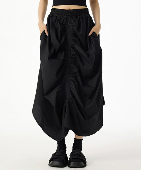 Gather Curve Skirt