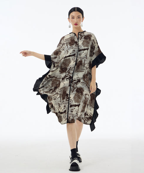Brushwave Flow Dress