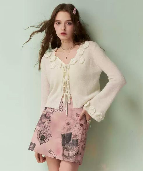 Rose Tale Mini Skirt