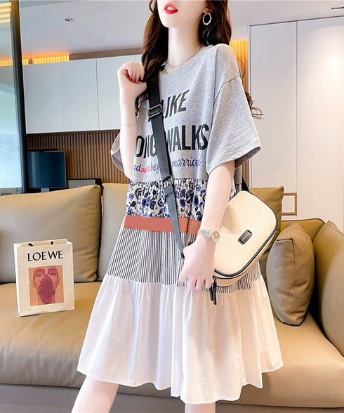Patch Walk Dress
