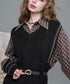 Check Layer Knit Dress