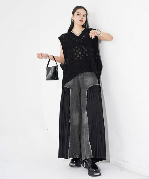 Panel Pleat Pants